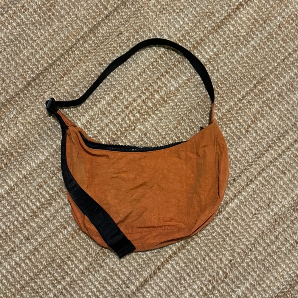 Medium nylon Crescent bag - sienna